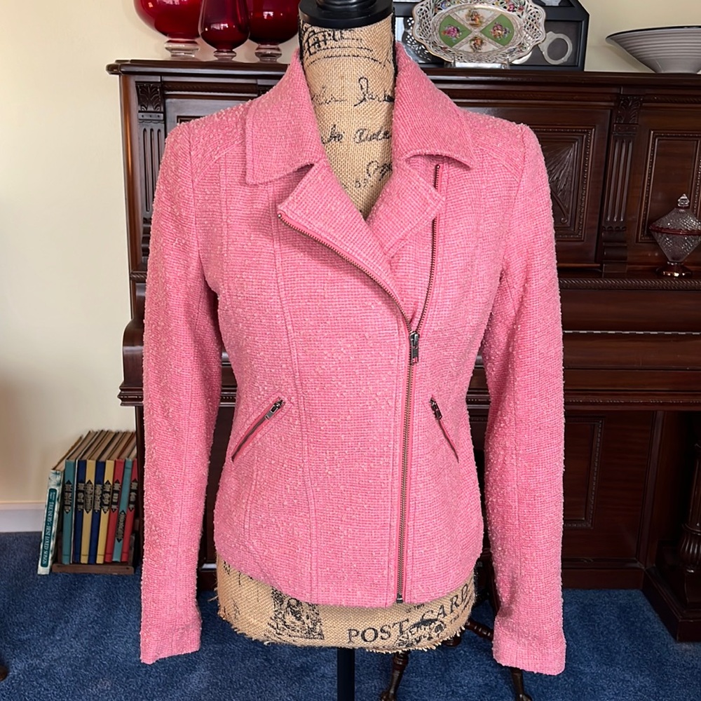 Hinge Designed in Seattle moto style jacket/blazer